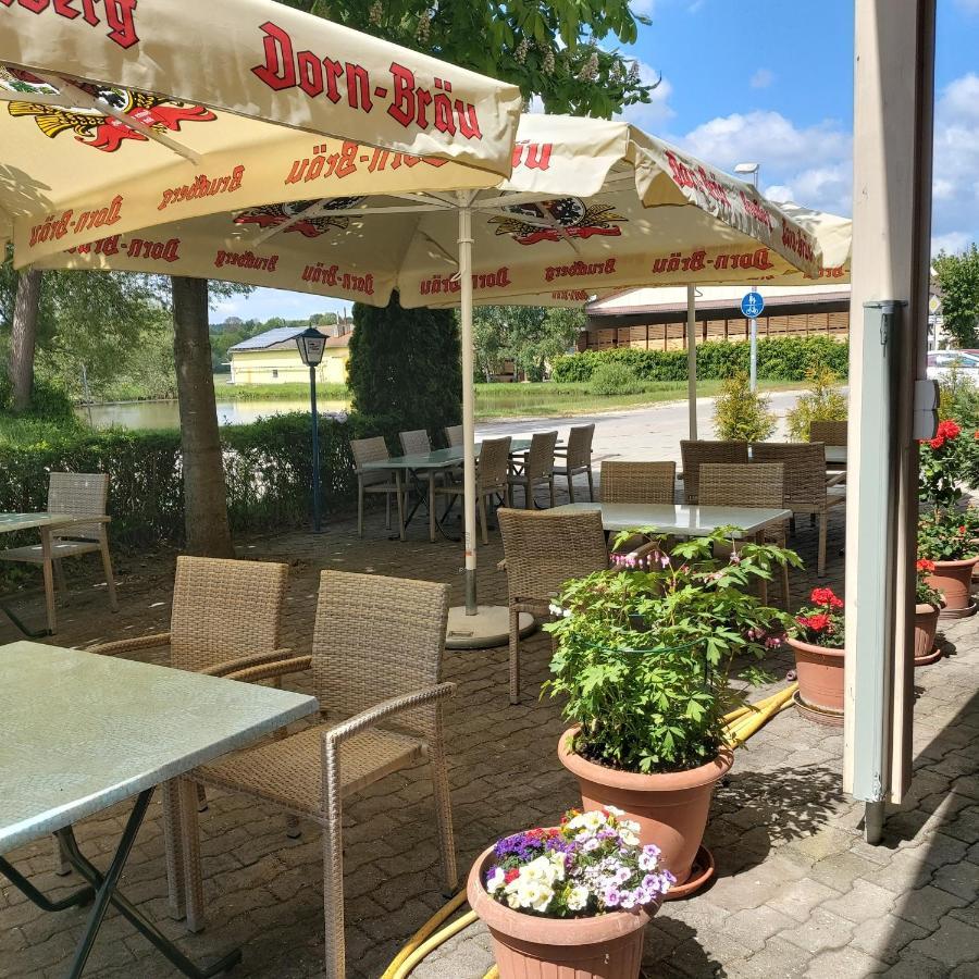 Gasthaus Pension Rezatgrund Windsbach Bagian luar foto